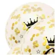 dekoracje na 60 urodziny balony transparentne z konfetti happy birthday liczba 60 zlote 12