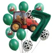 dekoracje na 7 urodziny zestaw balonow farma czerwony traktor wiejskie party