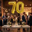 dekoracje na 70 urodziny zestaw balonow liczba 70 zloty 33 dgt 2 elementy