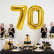 dekoracje na 70 urodziny zestaw balonow liczba 70 zloty 33 dgt 2 elementy