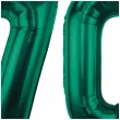 dekoracje na 70 urodziny zestaw balonow xl liczba 70 butelkowy zielony 39 dgt 2 szt
