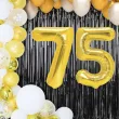 dekoracje na 75 urodziny zestaw balonow liczba 75 zloty 33 dgt 2 elementy