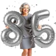 dekoracje na 85 urodziny rocznice zestaw balonow liczba 85 srebrny 39 dgt 2 elementy