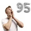 dekoracje na 95 urodziny rocznice zestaw balonow liczba 95 srebrny 39 dgt 2 elementy