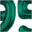 dekoracje na 95 urodziny zestaw balonow xl liczba 95 butelkowy zielony 39 dgt 2 szt