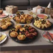 dekoracje na babeczki muffinki i koreczki pikery na 60 urodziny gwiazdki zloto czarne 6 szt