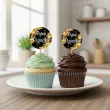 dekoracje na babeczki pikery dzien dziadka gwiazdki do muffinek szpilki ozdobne 6 szt