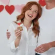 dekoracje na babeczki walentynkowe pikery na muffinki czerwone serca 6 szt