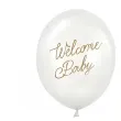 dekoracje na baby shower dziewczynki rozowe balony welcome baby 12 50 szt
