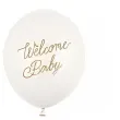 dekoracje na baby shower dziewczynki rozowe balony welcome baby 12 50 szt