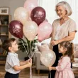 dekoracje na dzien babci balony kochanej babci kwiaty i serca rozowe 13 5 szt