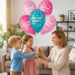 dekoracje na dzien babci prezent na urodziny balony dla mojej babci serca i kwiaty 13 5 szt