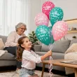 dekoracje na dzien babci prezent na urodziny balony dla mojej babci serca i kwiaty 13 5 szt