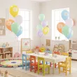 dekoracje na dzien wiosny do przedszkola szkoly balony stokrotki mix partydeco 12 5 szt
