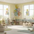 dekoracje na dzien wiosny do przedszkola szkoly balony stokrotki mix partydeco 12 5 szt