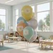dekoracje na dzien wiosny do przedszkola szkoly balony stokrotki mix partydeco 12 5 szt