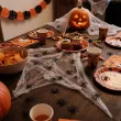 dekoracje na halloween andrzejki pajaki czarne partydeco 10 szt