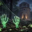 dekoracje na halloween andrzejki sztuczne pajaki swiecace w ciemnosci 10 szt