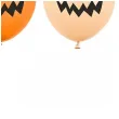 dekoracje na halloween balony dynie pomaranczowo czarne do girland 12 50 szt