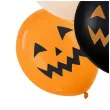 dekoracje na halloween balony dynie pomaranczowo czarne do girland 12 6 szt