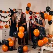 dekoracje na halloween balony pomaranczowe czarne do girlandy ozdoby halloweenowe 10 20 szt