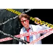 dekoracje na halloween tasmy policyjne zombie zone enter if you dare do zdjec 3 szt