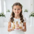 dekoracje na komunie swieta pikery na muffinki hostia ihs zlota metaliczna 6 szt