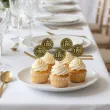 dekoracje na komunie swieta pikery na muffinki hostia ihs zlota metaliczna 6 szt