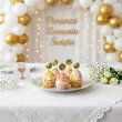 dekoracje na komunie swieta pikery na muffinki hostia ihs zlota metaliczna 6 szt