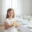 dekoracje na komunie swieta pikery na muffinki hostia ihs zlota metaliczna 6 szt