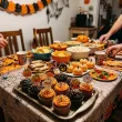 dekoracje na muffinki babeczki na halloween pikery bajkowe dynie duch wampir czarownica mumia x6