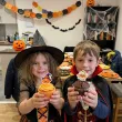 dekoracje na muffinki babeczki na halloween pikery bajkowe dynie duch wampir czarownica mumia x6