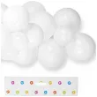 dekoracje na pierwsza komunie balony pastelowe do tworzenia girland balonowych bialy 5 100 szt