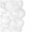 dekoracje na pierwsza komunie balony pastelowe do tworzenia girland balonowych bialy 5 100 szt