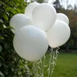 dekoracje na pierwsza komunie balony pastelowe do tworzenia girland balonowych bialy 5 20 szt