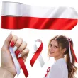 dekoracje na swieto niepodleglosci 11 listopada tasiemki na kotyliony wstazki polska biala czerwona