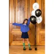 dekoracje na urodziny halloween balony lateksowe harry potter czarne biale hedwiga tiara 12 x6