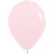 dekoracje na urodziny mini balony lateksowe pastel matte pink rozowe do girland 5 x50