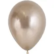dekoracje na urodziny mini balony lateksowe reflex champagne chromowane szampanskie 5 x50