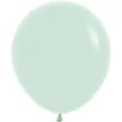 dekoracje na urodziny profesjonalne balony lateksowe pastel green zielone pastelowe 18 x25