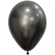 dekoracje na urodziny profesjonalne mini balony lateksowe silk midnight grey ciemnoszare 5 x50