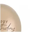 dekoracje na urodziny zlote balony metaliczne happy birthday to you szampanskie 12 25 szt