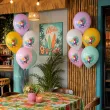 dekoracje na wakacje hawajskie balony tukan aloha do girlandy na lato