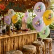 dekoracje na wakacje hawajskie balony tukan aloha do girlandy na lato