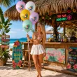 dekoracje na wakacje hawajskie balony tukan aloha do girlandy na lato