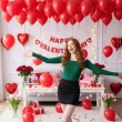dekoracje na walentynki balony pastelowe czerwone strong 10 50 szt