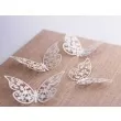 dekoracje papierowe motyl bialy partydeco 6 5x4 cm 10 szt