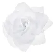 dekoracje rozyczki biale partydeco 24szt
