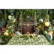 dekoracje stolu na urodziny dino party kubeczki papierowe jurassic world zielone 250ml x6