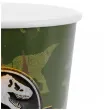 dekoracje stolu na urodziny dino party kubeczki papierowe jurassic world zielone 250ml x6